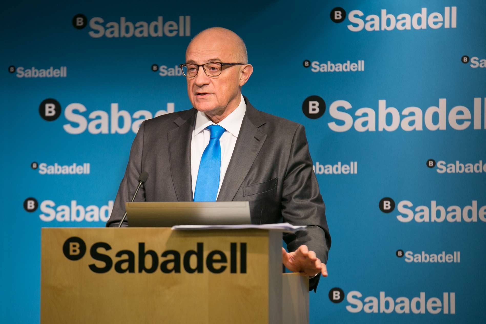 El presidente de Banco Sabadell, Josep Oliú. Imagen de archivo